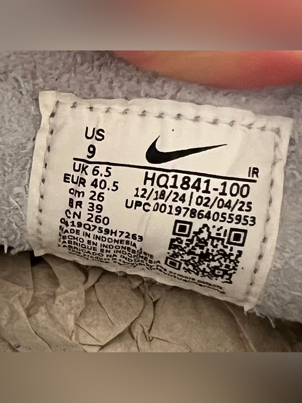 ✔️New✔️ NIKE Cortez Leather 'White Bronze Perforated Swoosh' - Picture 9 of 10